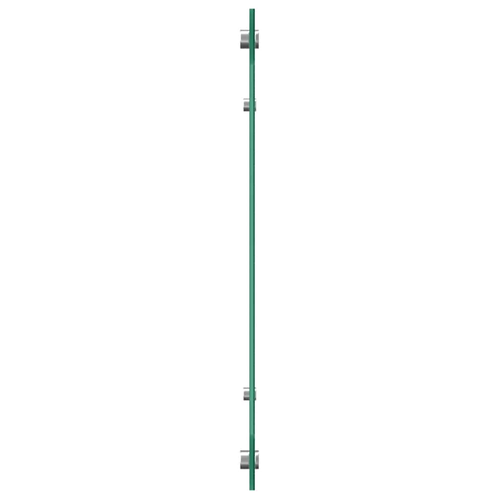 Kitchen Backsplash Transparent 80x60 cm Tempered Glass