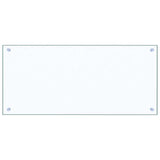 Kitchen Backsplash Transparent 90x40 cm Tempered Glass