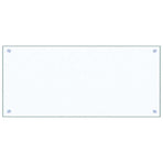 Kitchen Backsplash Transparent 90x40 cm Tempered Glass