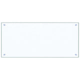 Kitchen Backsplash Transparent 90x40 cm Tempered Glass - Front View