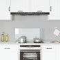 Kitchen Backsplash Transparent 90x40 cm Tempered Glass