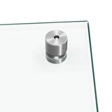 Kitchen Backsplash Transparent 90x50 cm Tempered Glass - Close-Up Angle