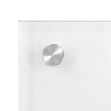 Kitchen Backsplash Transparent 90x60 cm Tempered Glass - Low Angle