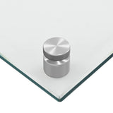 Kitchen Backsplash Transparent 90x60 cm Tempered Glass