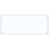 Kitchen Backsplash Transparent 100x40 cm Tempered Glass - Front View