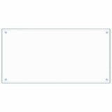 Kitchen Backsplash Transparent 100x50 cm Tempered Glass