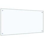 Kitchen Backsplash Transparent 100x50 cm Tempered Glass