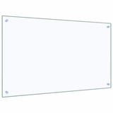 Kitchen Backsplash Transparent 100x60 cm Tempered Glass