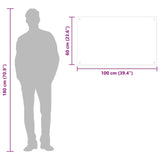 Kitchen Backsplash Transparent 100x60 cm Tempered Glass - Extra Image