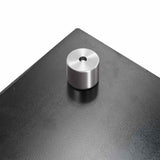 Kitchen Backsplash Black 80x50 cm Tempered Glass - Close-Up Angle