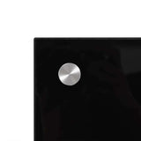 Kitchen Backsplash Black 80x60 cm Tempered Glass - Low Angle