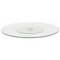 Rotating Serving Plate Transparent 60 cm Tempered Glass