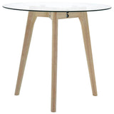 Side Table Set 2 pcs Tempered Glass