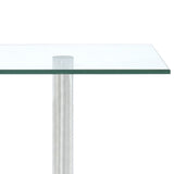 3-Tier Corner Kitchen Shelf Tempered Glass - Rear View