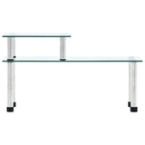 Kitchen Shelf Transparent 45x16x26 cm Tempered Glass - Front View