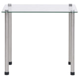 Nesting Tables 3 pcs Transparent Tempered Glass
