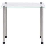Nesting Tables 3 pcs Transparent Tempered Glass - 45-Degree Angle