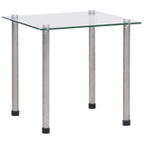 Nesting Tables 3 pcs Transparent Tempered Glass - Rear View