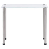 Nesting Tables 3 pcs Transparent Tempered Glass - Close-Up Angle