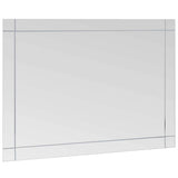 Wall Mirror 60x50 cm Glass - Side View