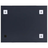 Wall Mirror 80x60 cm Glass - Top-Down View