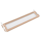 Toddler Safety Bed Rail Taupe 150x42 cm Polyester - Top-Down View