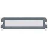 Toddler Safety Bed Rail Grey 150x42 cm Polyester