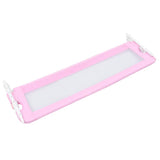 Toddler Safety Bed Rail Pink 120x42 cm Polyester - Top-Down View