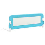 Toddler Safety Bed Rail Blue 120x42 cm Polyester - Front View