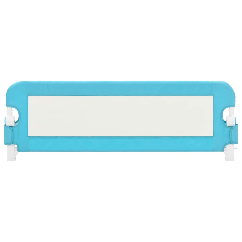 Toddler Safety Bed Rail Blue 120x42 cm Polyester