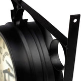 Two-sided Wall Clock 20 cm - Top-Down View