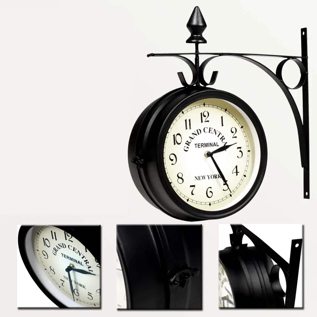 Two-sided Wall Clock 20 cm