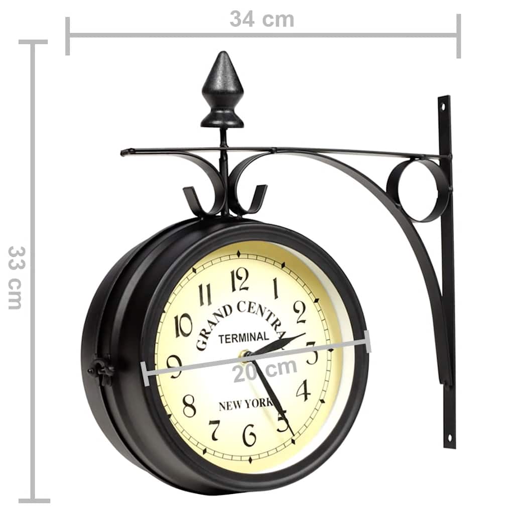 Two-sided Wall Clock 20 cm