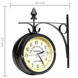 Two-sided Wall Clock 20 cm - Rear View