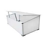 Cold Frame 2 Lids 110x41x55 Cm - Top-Down View