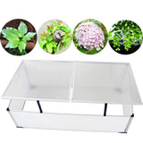 Cold Frame 2 Lids 110x41x55 cm - Rear View