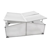 Cold Frame 4 Lids 108x41x110 cm - Side View