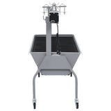 Electric BBQ Rotisserie Stainless Steel - Side View