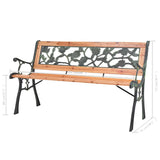 Garden Bench 122 cm Wood
