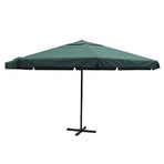Parasol Green Aluminium 500 cm