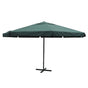 Parasol Green Aluminium 500 cm