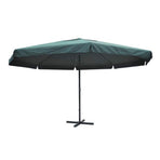 Parasol Green Aluminium 500 cm