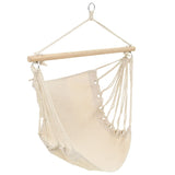 Hammock Chair Cream 100x80 cm - Front View