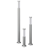 Garden Lamp Set 3-piece Waterproof Stainless Steel - Front View
