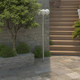 Garden Lamp Post 3 Lamps 220cm - Top-Down View