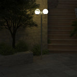 Garden Lamp Post 2 Lamps 220cm