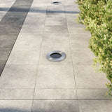 Outdoor Ground Lights 3 pcs Round - Rear View