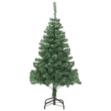 Artificial Christmas Tree with Steel Stand 210 cm 910 Branches - Front View