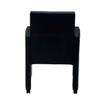 Dining Chairs 2 pcs Black Faux Leather