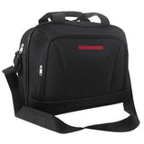 5 Piece Travel Luggage Set Black - Top-Down View